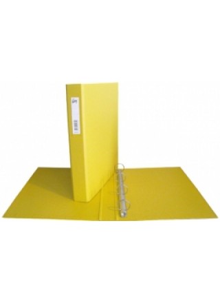 Rõngaskaust College A4/3,5cm 4-rõngast kollane