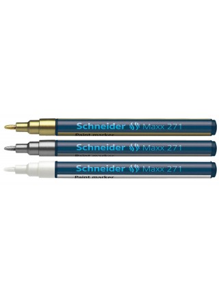Marker Schneider 271 permanentne 1-2mm, kuldne