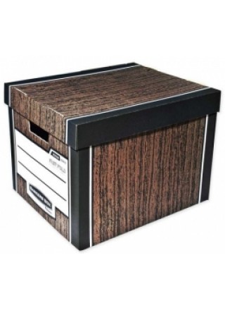 Arhiivikarp Fellowes Woodgrain Bankers Box 2tk 325x285x385mm, pruun